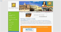 Desktop Screenshot of heritagehotels.com